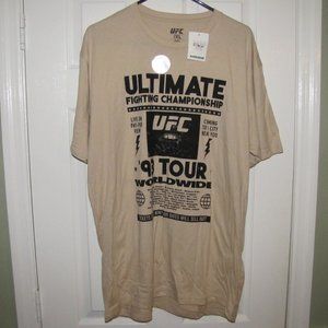 NWT--UFC '93 World Tour T-Shirt- Men's XL- Brand New- VGK- Vegas-